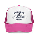 Crested Butte, Colorado Ski Babe Trucker Hat — Foam Mesh Cap-2