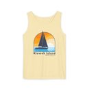 Kiawah Island, South Carolina Sailboat Tank Top | Comfort Colors 100% Cotton-3