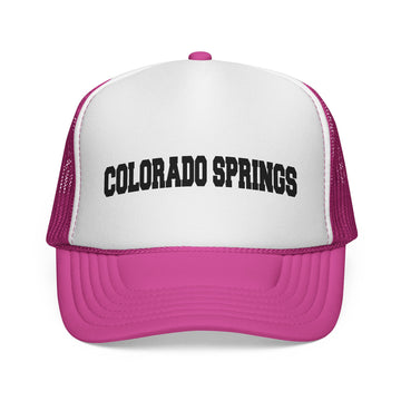Buy pink Colorado Springs, Colorado Collegiate Style Trucker Hat
