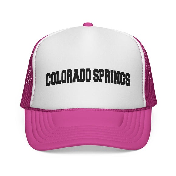 Colorado Springs, Colorado Collegiate Style Trucker Hat