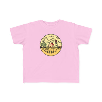Buy pink Iowa Toddler T-Shirt - Unisex Toddler Iowa Shirt