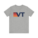 Vermont Retro Stripes T-Shirt | Vermont State Tee-5