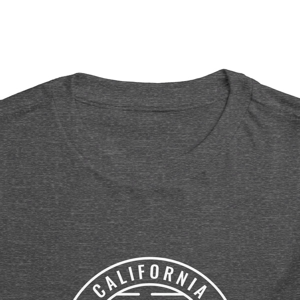 California Toddler T-Shirt - Retro Mountain Unisex Toddler California Shirt