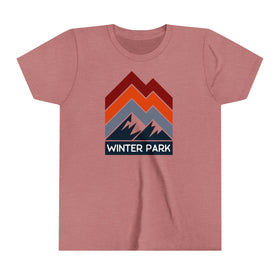 Winter Park, Colorado Youth Shirt - Retro Mountain Winter Park Kid's T-Shirt