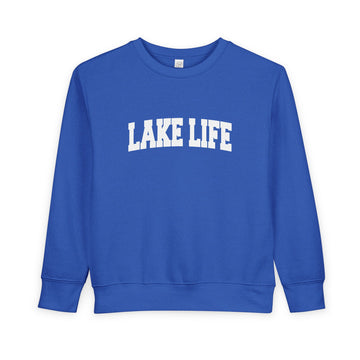 Lake Life Toddler Sweatshirt - Lake Life Toddler Crewneck Sweatshirt - 0