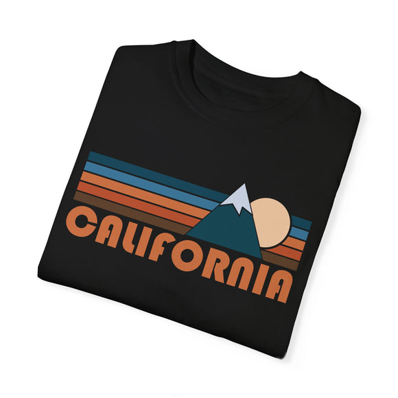 California Graphic Tee, Comfort Colors Retro Unisex T shirt, Mountain Adventure Shirt