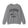 Colorado Sweatshirt - Mountain Cowgirl Graphic Crewneck