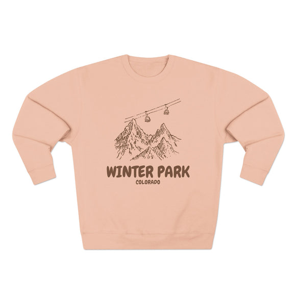 Premium Winter Park, Colorado Gondola Ski Mountain Sweatshirt