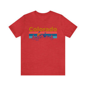 Colorado T-Shirt - Mountain Sunset Unisex Colorado Shirt