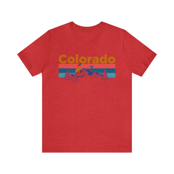 Colorado T-Shirt - Mountain Sunset Unisex Colorado Shirt