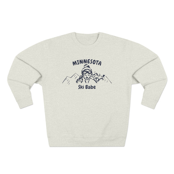 Premium Minnesota Ski Babe Sweatshirt
