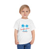 Manhattan Beach, California Toddler T-Shirt - Retro Palm Tree Toddler Manhattan Beach Shirt