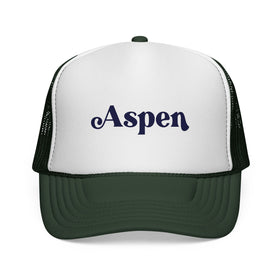 Buy dark-green Aspen, Colorado Retro Trucker Hat