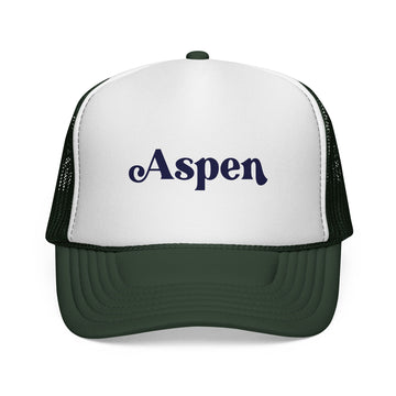 Buy dark-green Aspen, Colorado Retro Trucker Hat