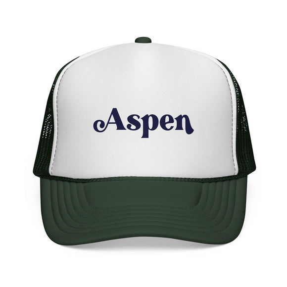 Aspen, Colorado Retro Trucker Hat