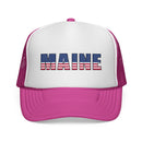 Maine Stars and Stripes Trucker Cap | American Flag State Design-4