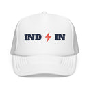 Indianapolis, Indiana Retro Trucker Hat - Lightning Foam Cap-5