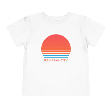 Panama City, Florida Toddler T-Shirt - Retro 80s Toddler Panama City Shirt - 0