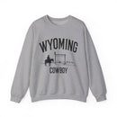 Wyoming Sweatshirt - Wyoming Cowboy Graphic Crewneck-3