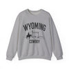 Wyoming Sweatshirt - Wyoming Cowboy Graphic Crewneck