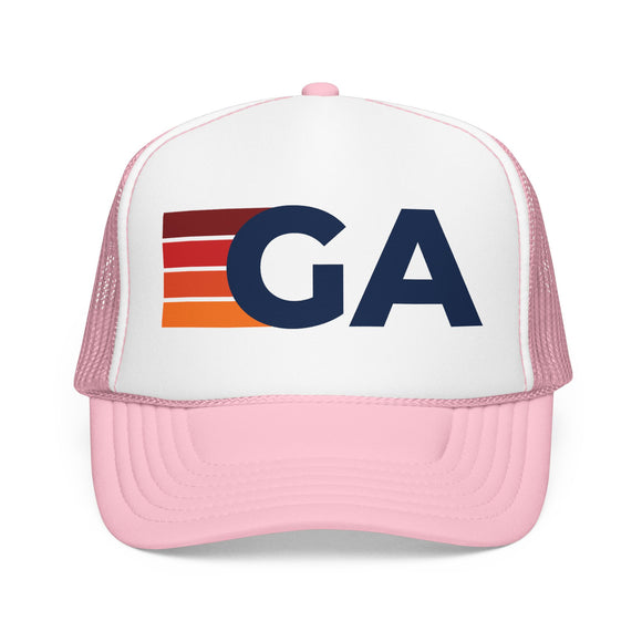 Georgia Trucker Hat - GA Abbr retro cap