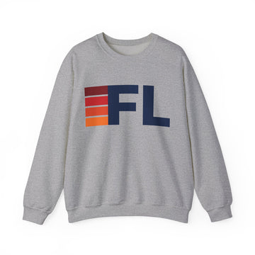 Buy sport-grey Florida Retro Sweatshirt | Retro Stripes Florida