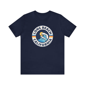 Buy navy Long Beach, California T-Shirt - Unisex Long Beach Shirt