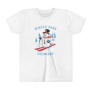 Winter Park, Colorado Youth Skiing Snowman Tee - Kids Winter Park T Shirt-1