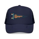 Biscayne National Park Pennant Trucker Hat — Vintage Foam Mesh Cap-2