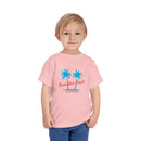 Manhattan Beach, California Toddler T-Shirt - Retro Palm Tree Toddler Manhattan Beach Shirt-12