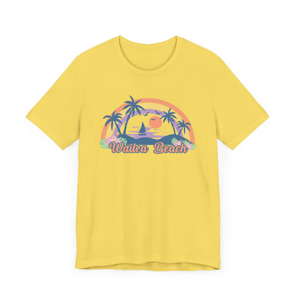 Wailea Beach, Hawaii T-Shirt - Retro Beach Unisex Wailea Beach Shirt