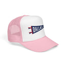 Dallas, Texas Pennant Trucker Hat — Retro Flag Foam Cap-8