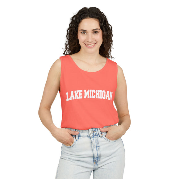 Lake Michigan Tank Top Unisex | Comfort Colors - 100% Cotton