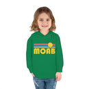 Moab, Utah Toddler Hoodie - Retro Sunrise Unisex Moab Toddler Sweatshirt-14
