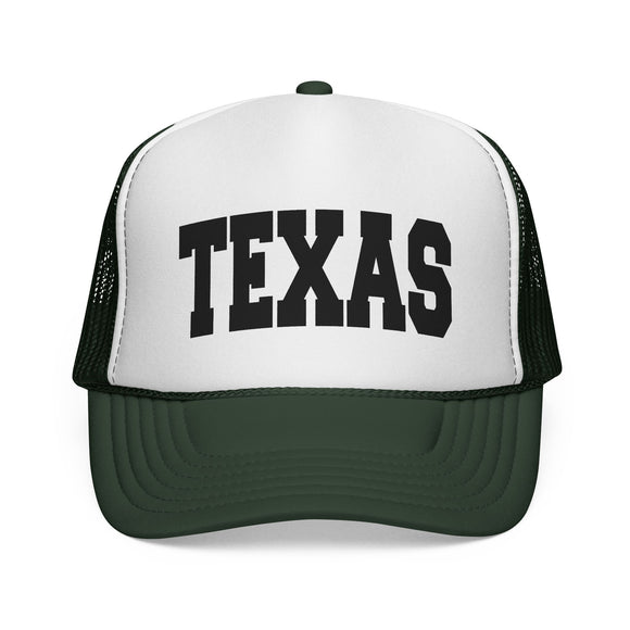 Texas Retro Collegiate Style Trucker Hat