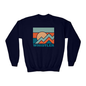 Whistler, Canada Youth Sweatshirt - Unisex Kid's Whistler Crewneck Sweatshirt