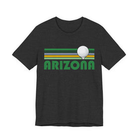 Buy dark-grey-heather Golf Arizona T-Shirt - Retro Golf Unisex Arizona Shirt