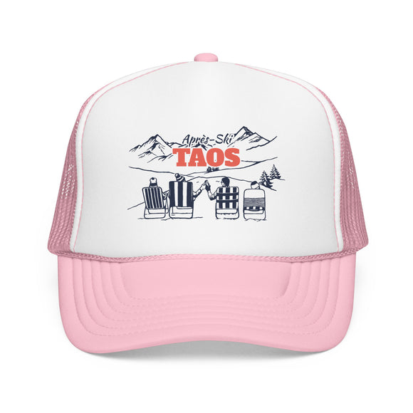 Taos, New Mexico Après-ski Trucker Hat — Foam Mesh Cap