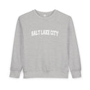 Salt Lake City, Utah Sweatshirt - Salt Lake City Toddler Crewneck Sweatshirt-1