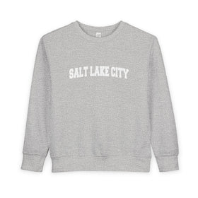 Salt Lake City, Utah Sweatshirt - Salt Lake City Toddler Crewneck Sweatshirt