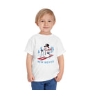 New Mexico Toddler Skiing Snowman Graphic Tee - Kids New Mexico Shirt-7
