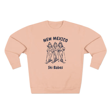 Buy pale-pink Premium New Mexico Ski Babes Sweatshirt