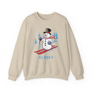 Alaska Sweatshirt - Ski Snowman Graphic Crewneck-2