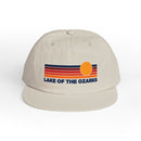 Lake of the Ozarks, Missouri retro sunset Surf Cap | vintage striped sun state hat-4