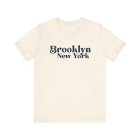 Buy natural Brooklyn New York Graphic Tee, Casual T-Shirt, Vintage Style Shirt