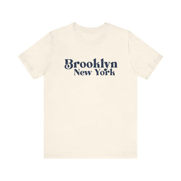 Buy natural Brooklyn New York Graphic Tee, Casual T-Shirt, Vintage Style Shirt