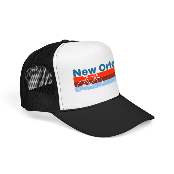 New Orleans Trucker Hat - Foam New Orleans Bike Cap