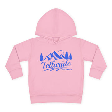 Buy pink Telluride, Colorado Toddler Hoodie - Unisex Mountain Telluride Pullover Sweatshirt, Kids Hooded Jumper, Colorado Souvenir
