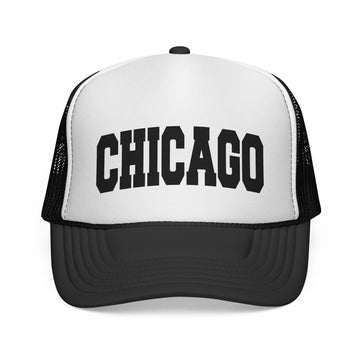Chicago, Illinois Collegiate Style Trucker Hat - 0