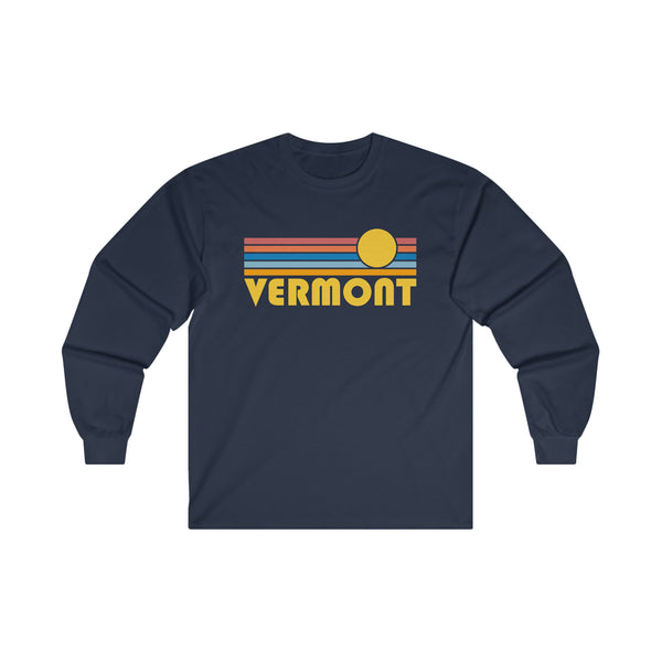 Vermont Long Sleeve Shirt - Retro Unisex Shirt